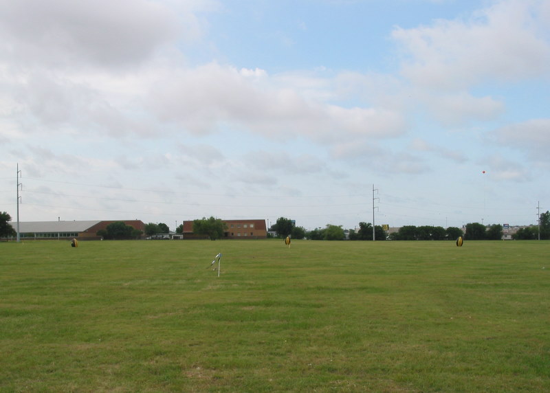 The LD field with windicators and safety bunkers